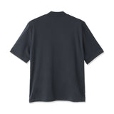Tailored Mock Neck T-shirt Color: Navy