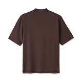 Tailored Mock Neck T-shirt Color: Oak