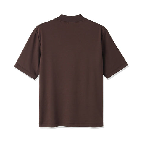 Tailored Mock Neck T-shirt Color: Oak