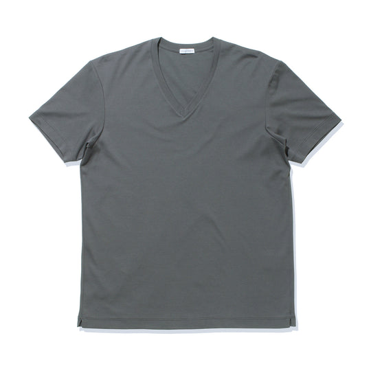 Tailored Vneck T-shirt Color: Asphalt