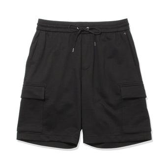 【8月上旬お届け予定】Smooth Terry Cargo Short Pants Color: Black