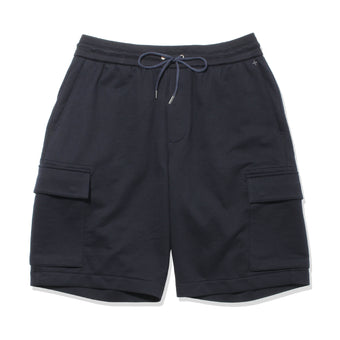 【 8月上旬お届け予定】Smooth Terry Cargo Short Pants Color: Navy