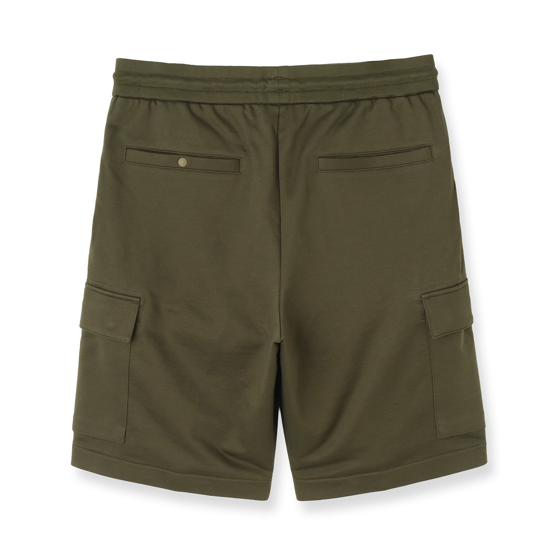 Smooth Terry Cargo Short Pants Color: Olive