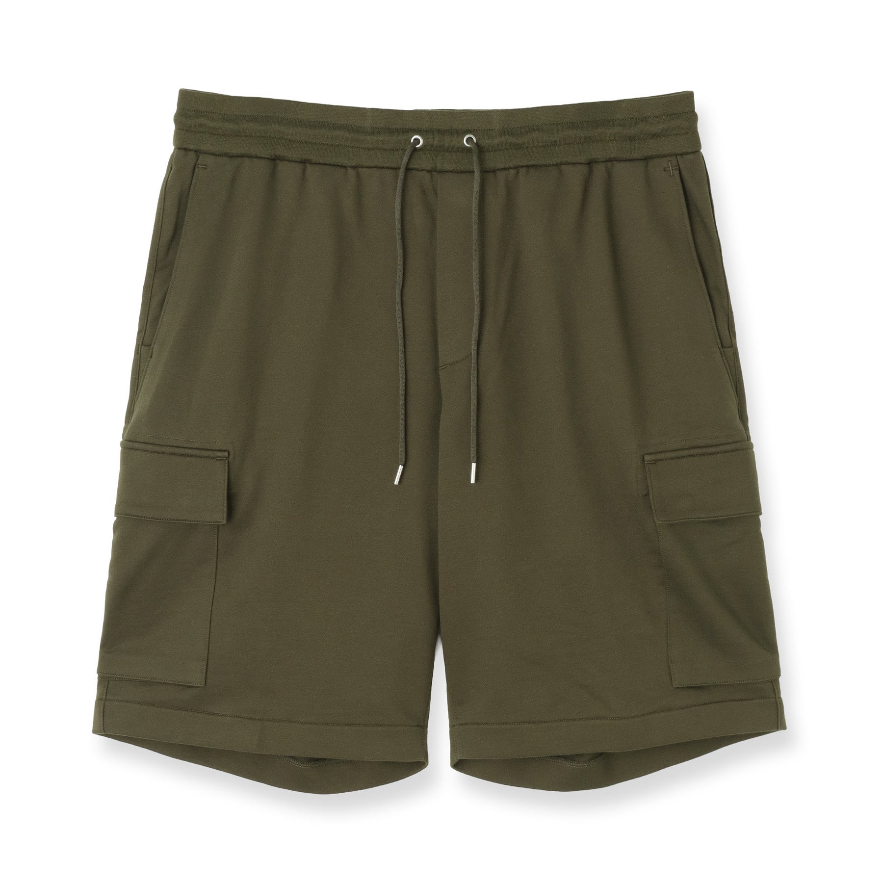 Smooth Terry Cargo Short Pants Color: Olive