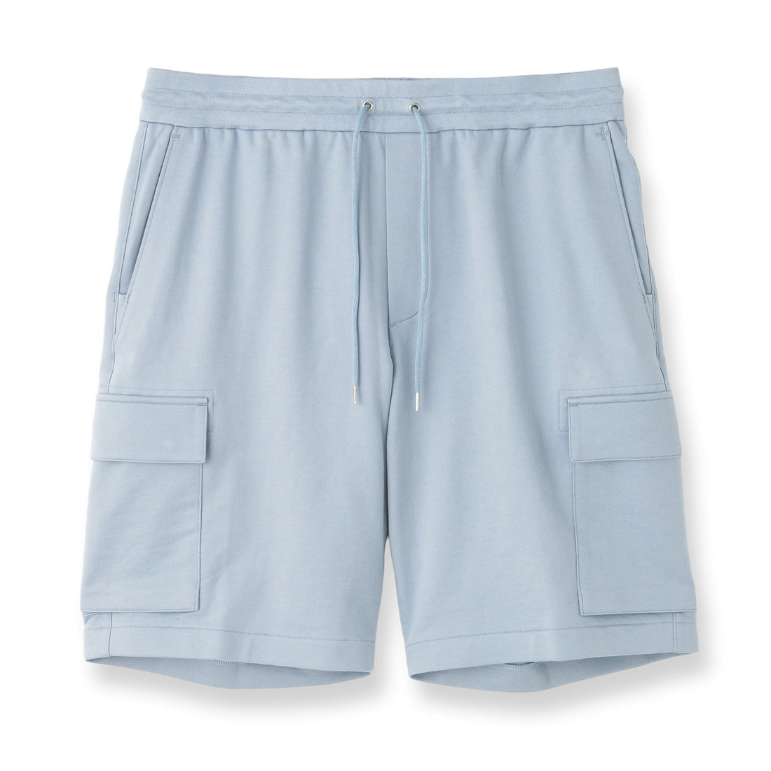 Smooth Terry Cargo Short Pants Color: Sky