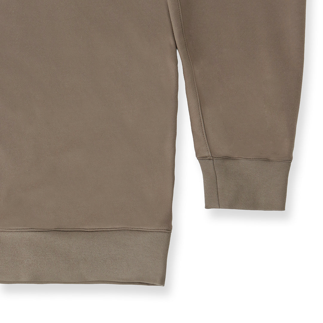 Smooth Terry Hoodie Color: Mocha