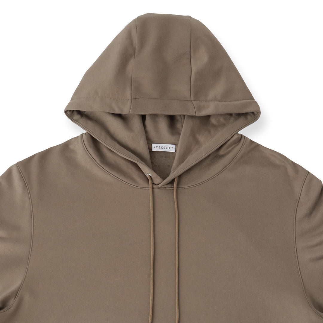 Smooth Terry Hoodie Color: Mocha