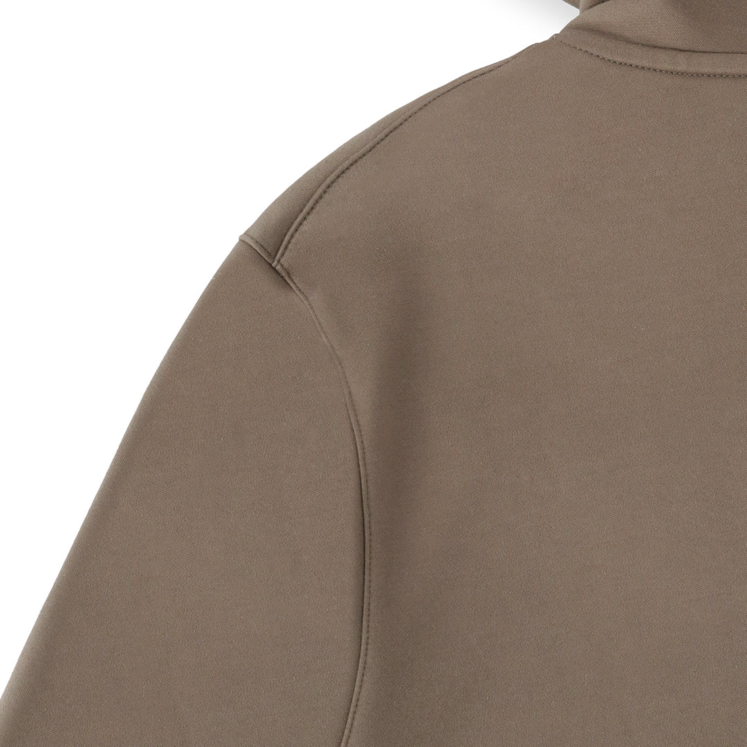 Smooth Terry Hoodie Color: Mocha