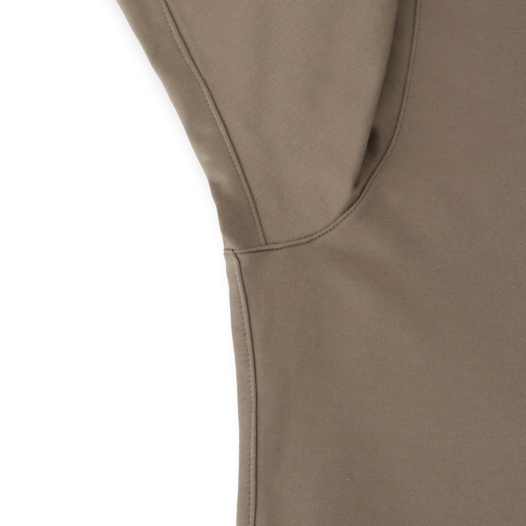 Smooth Terry Hoodie Color: Mocha