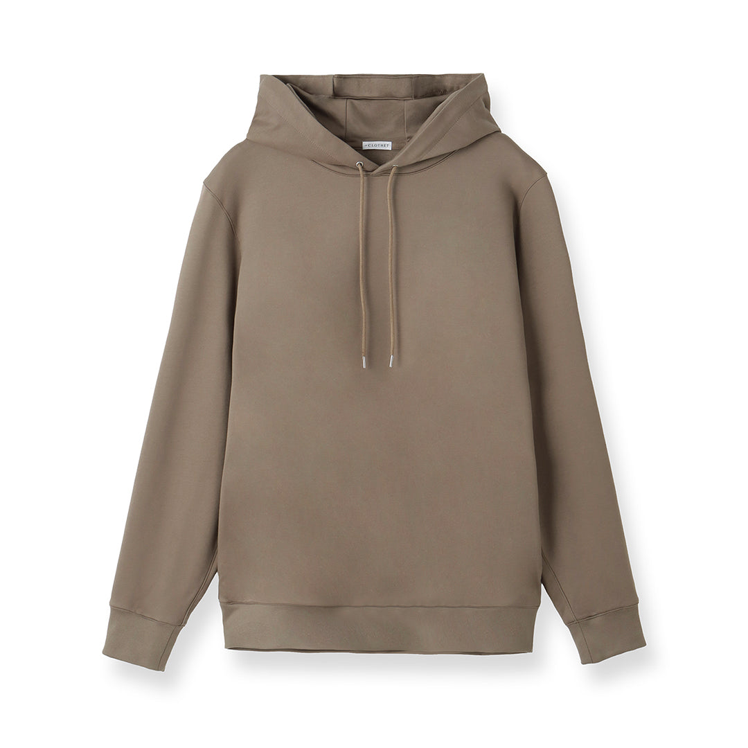 Smooth Terry Hoodie Color: Mocha