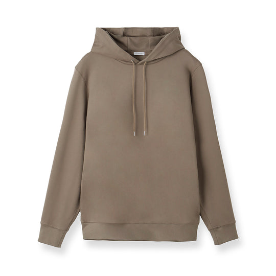 Smooth Terry Hoodie Color: Mocha