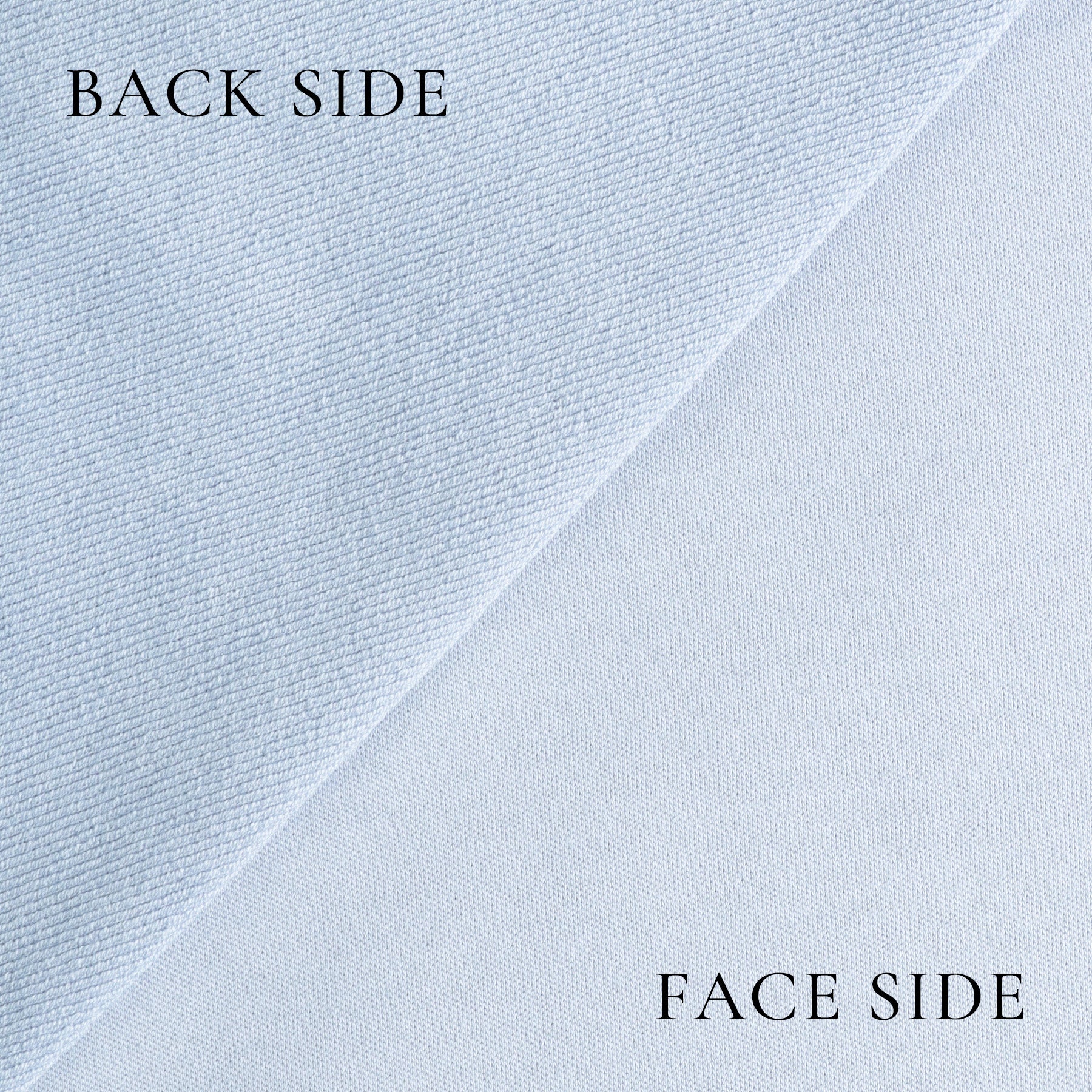 Smooth Terry Hoodie Color: Sky