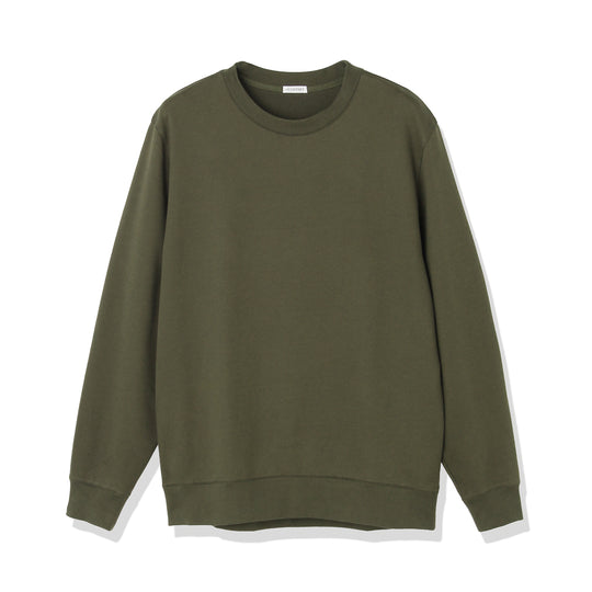 Smooth Terry Sweatshirt Color: Olive