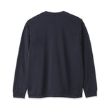 【THE LIMITED EDITION】Terry Fleece Middle Sweatshirt Color: Navy