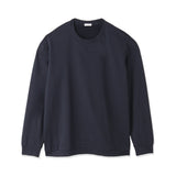 【THE LIMITED EDITION】Terry Fleece Middle Sweatshirt Color: Navy