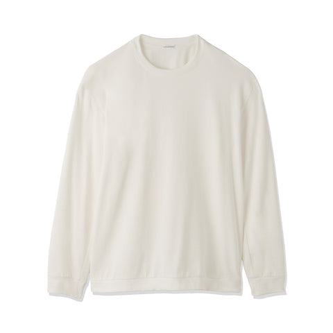 【THE LIMITED EDITION】Terry Fleece Middle Sweatshirt Color: Off White