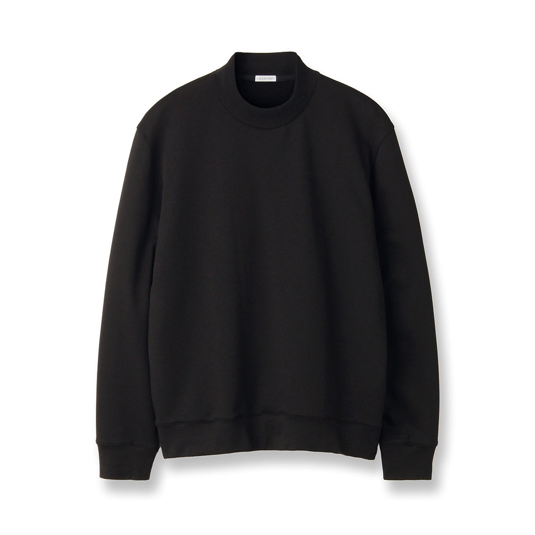 Urake Mock Neck Sweatshirt Color: Black