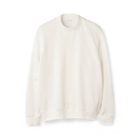 Urake Mock Neck Sweatshirt Color: Off White