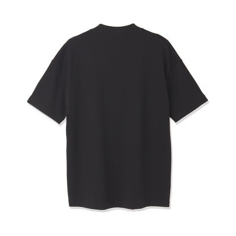 Mock Neck Big T-shirt Color: Black
