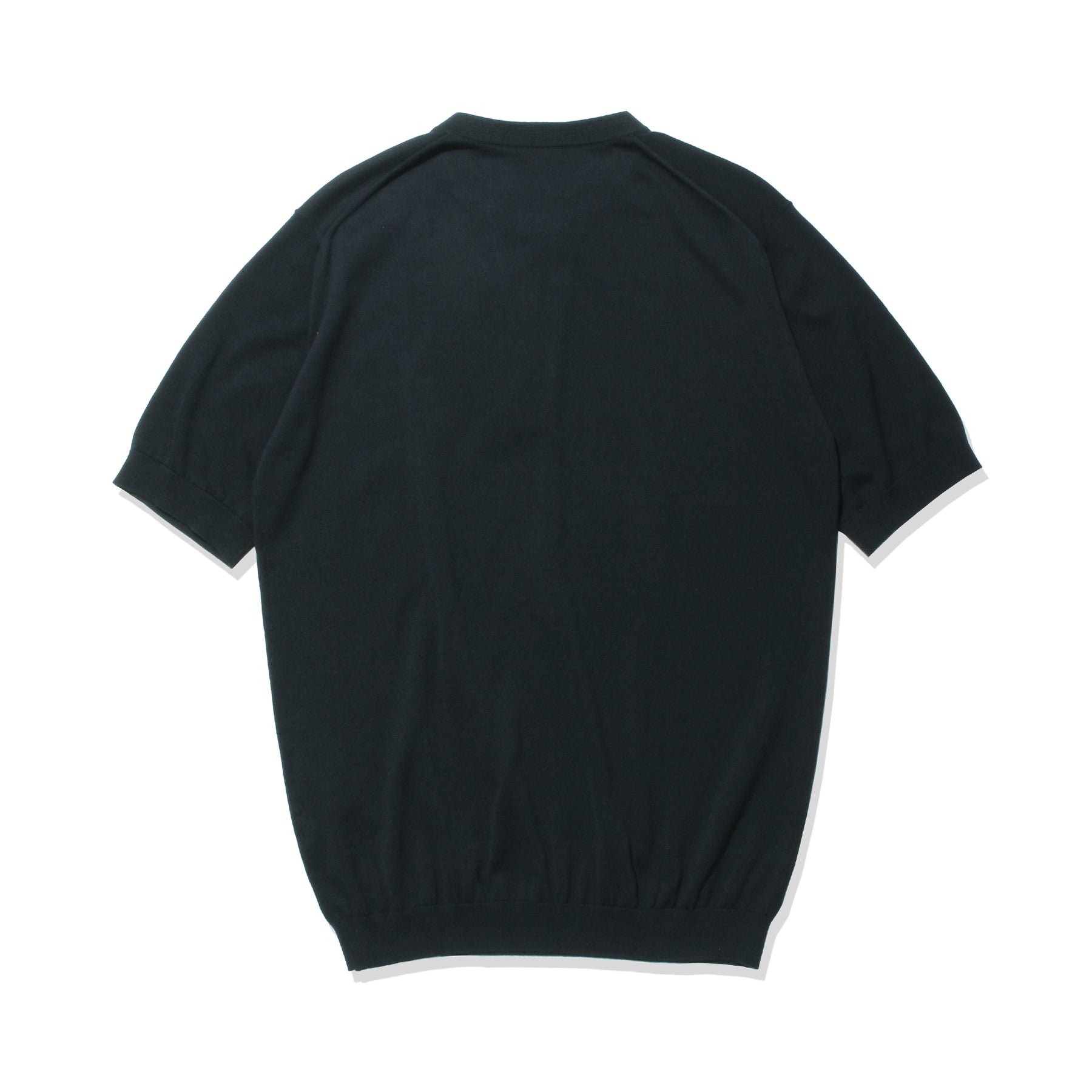 スビンプラチナム ヘンリーネックニットTシャツ ネイビー | ＋CLOTHET