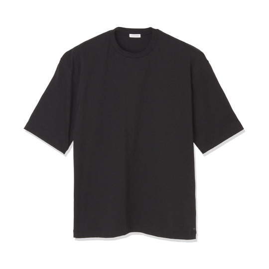 SUVIN PLATINUM High Gauge Fraise Comfort T-shirt Color: Black
