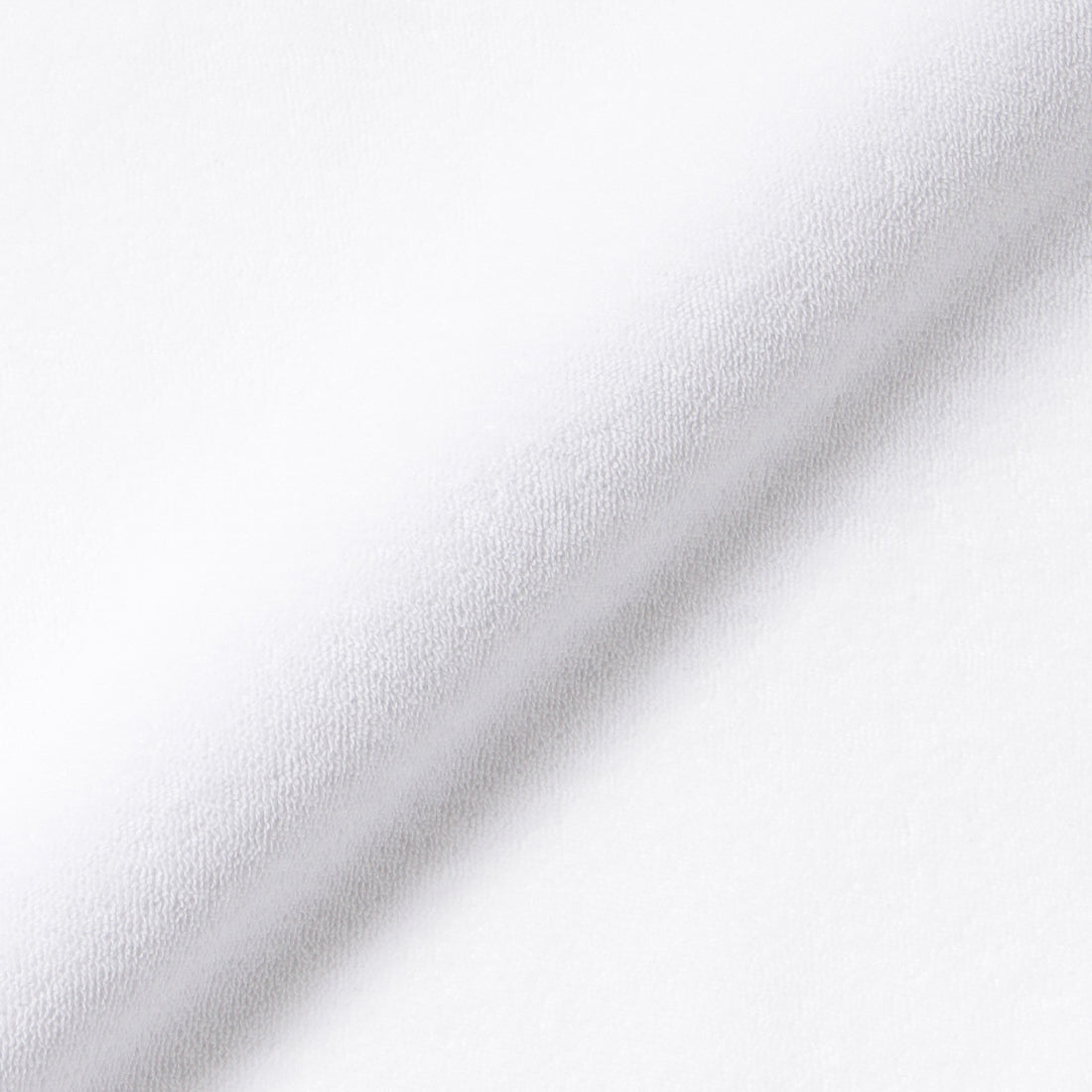 Micro Pile Tailored Ribbed Hem T-shirt Color: White