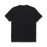 スビンプラチナムスムースヘンリーネックTシャツブラックの背面を写した商品画像