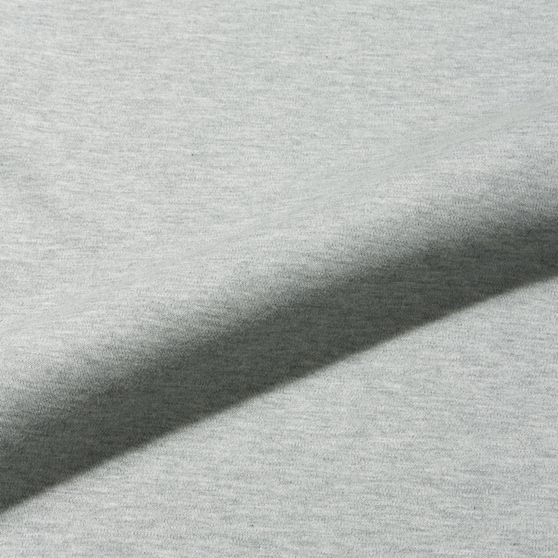 スビンプラチナムスムーステーラードTシャツグレーの生地を写した商品画像