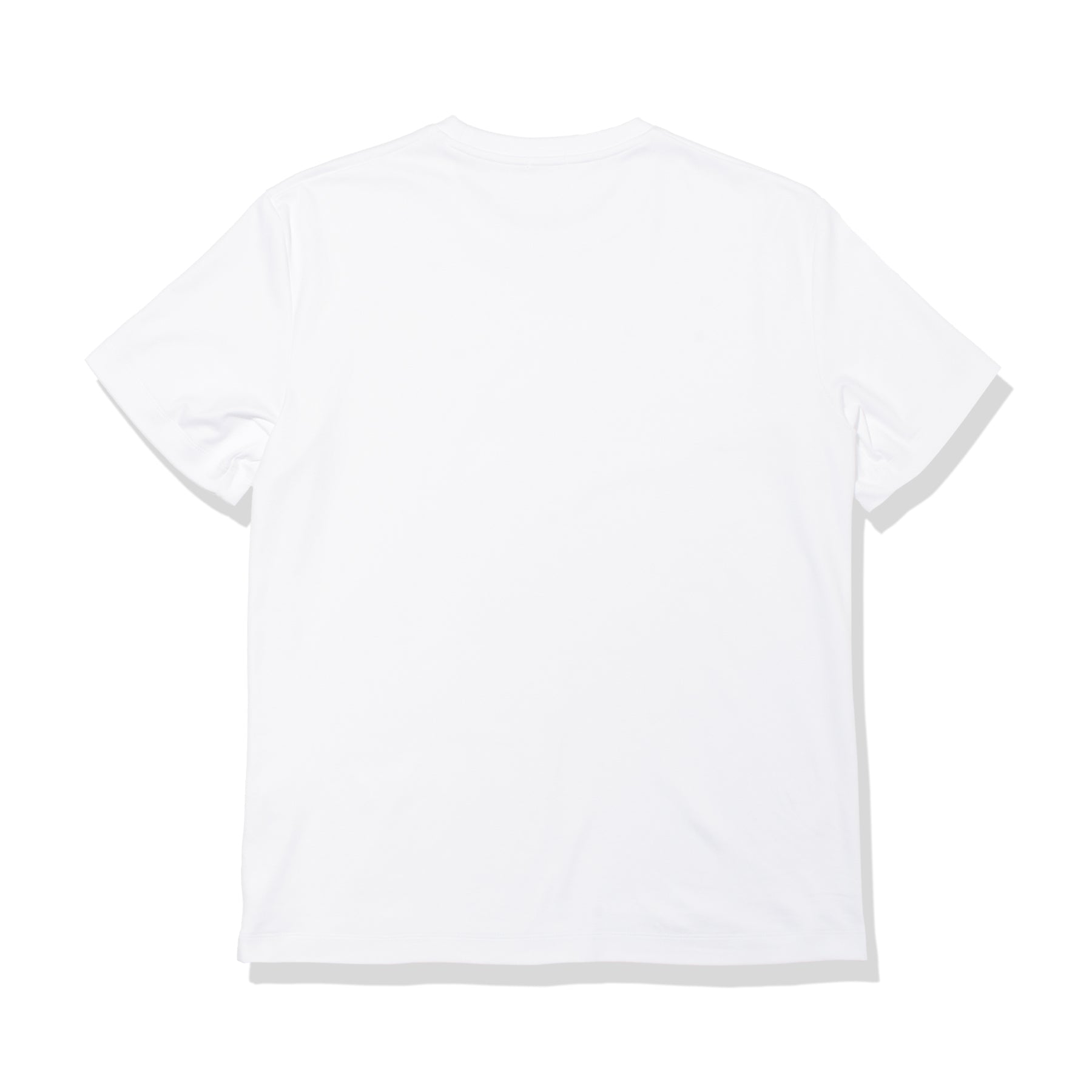 スビンプラチナムスムーステーラードTシャツホワイトの背面を写した商品画像