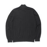 SUVIN PLATINUM Zip Up Knit Color: Black