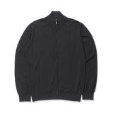 SUVIN PLATINUM Zip Up Knit Color: Black