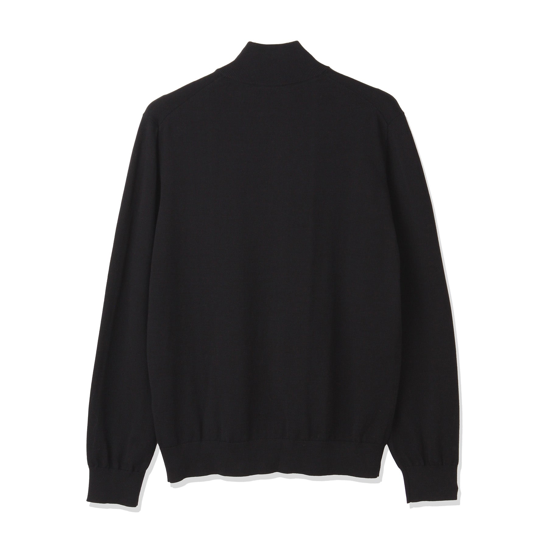 SUVIN PLATINUM Zip Up Knit Color: Black