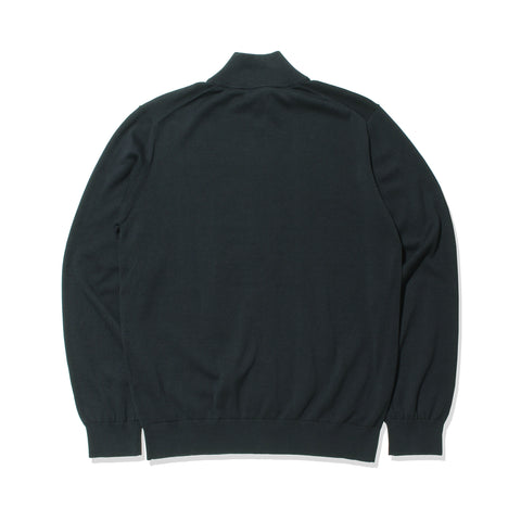 【10月上旬発送予定】SUVIN PLATINUM Zip Up Knit Color: Navy