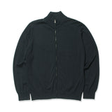 【10月上旬発送予定】SUVIN PLATINUM Zip Up Knit Color: Navy