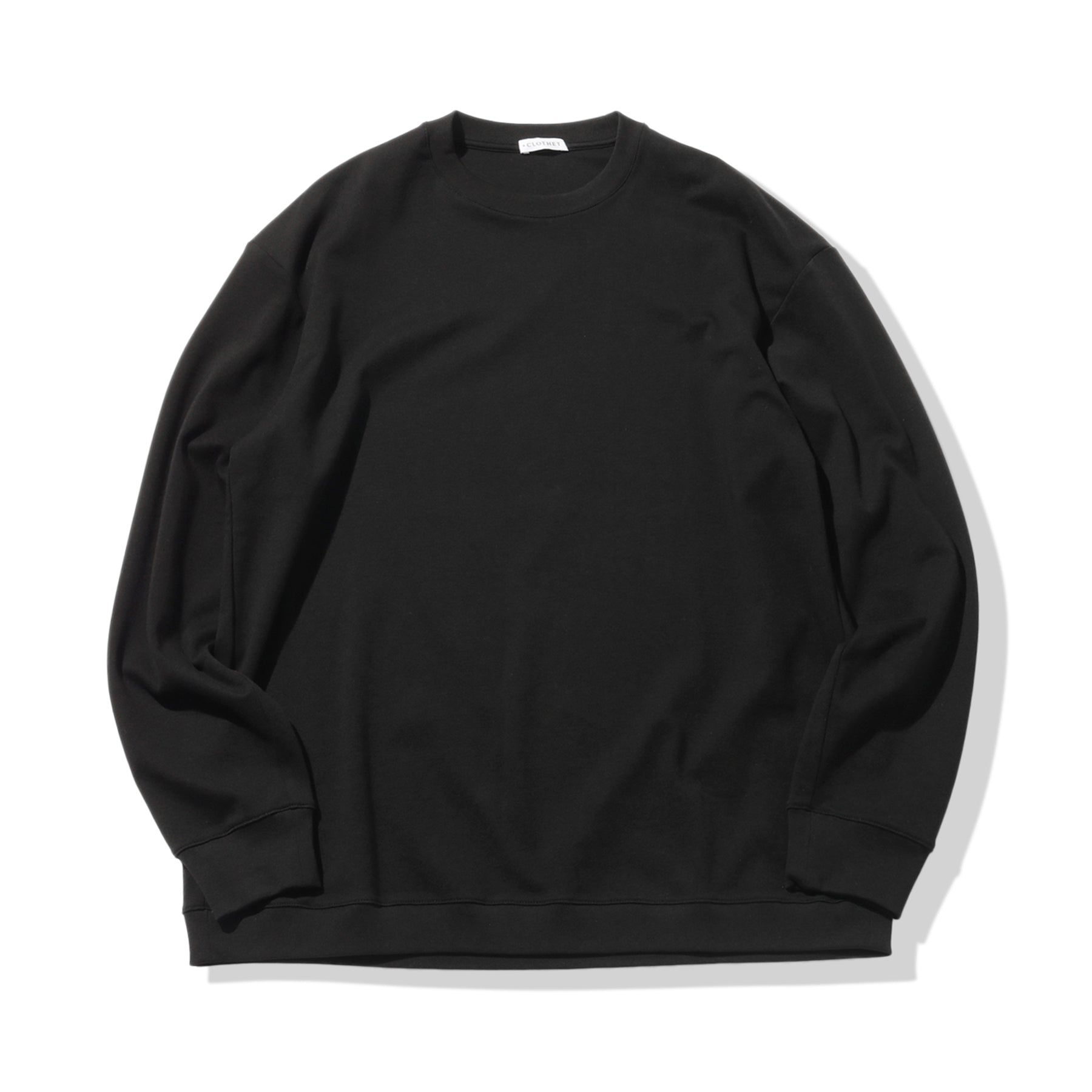 スビンプラチナムミドルスウェットシャツブラックの商品画像
