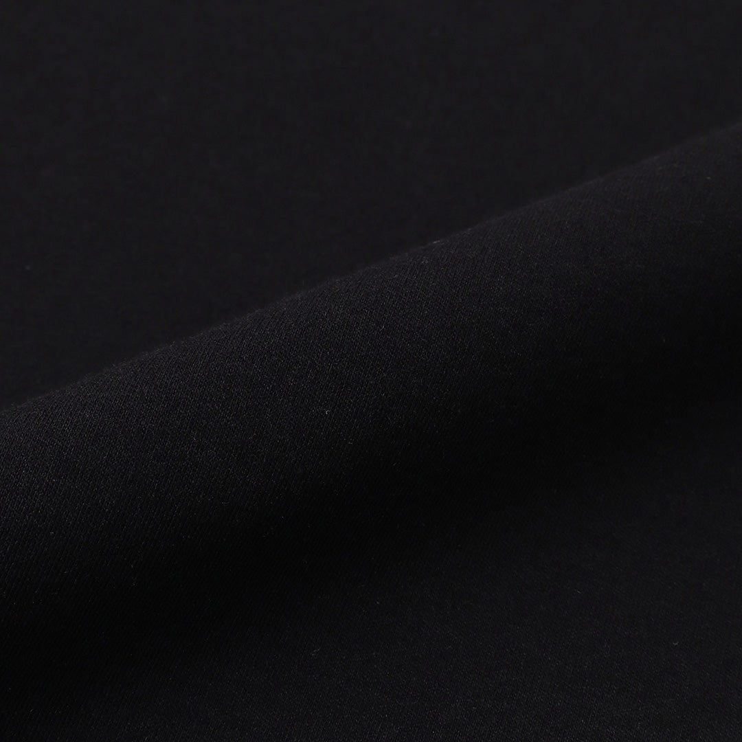 【Renewal】Tailored Key neck T-shirt Color: Black