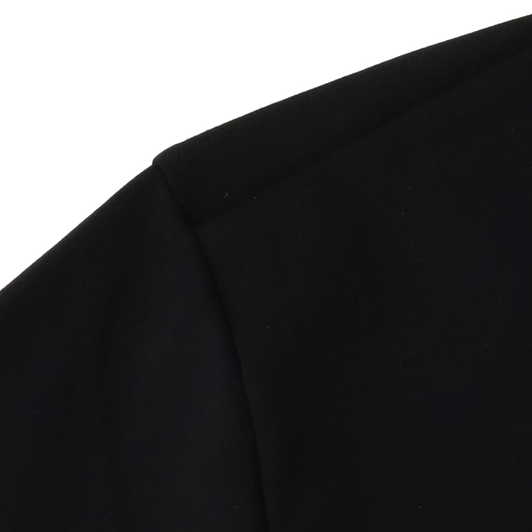 【Renewal】Tailored Key Neck T-shirt Color: Black