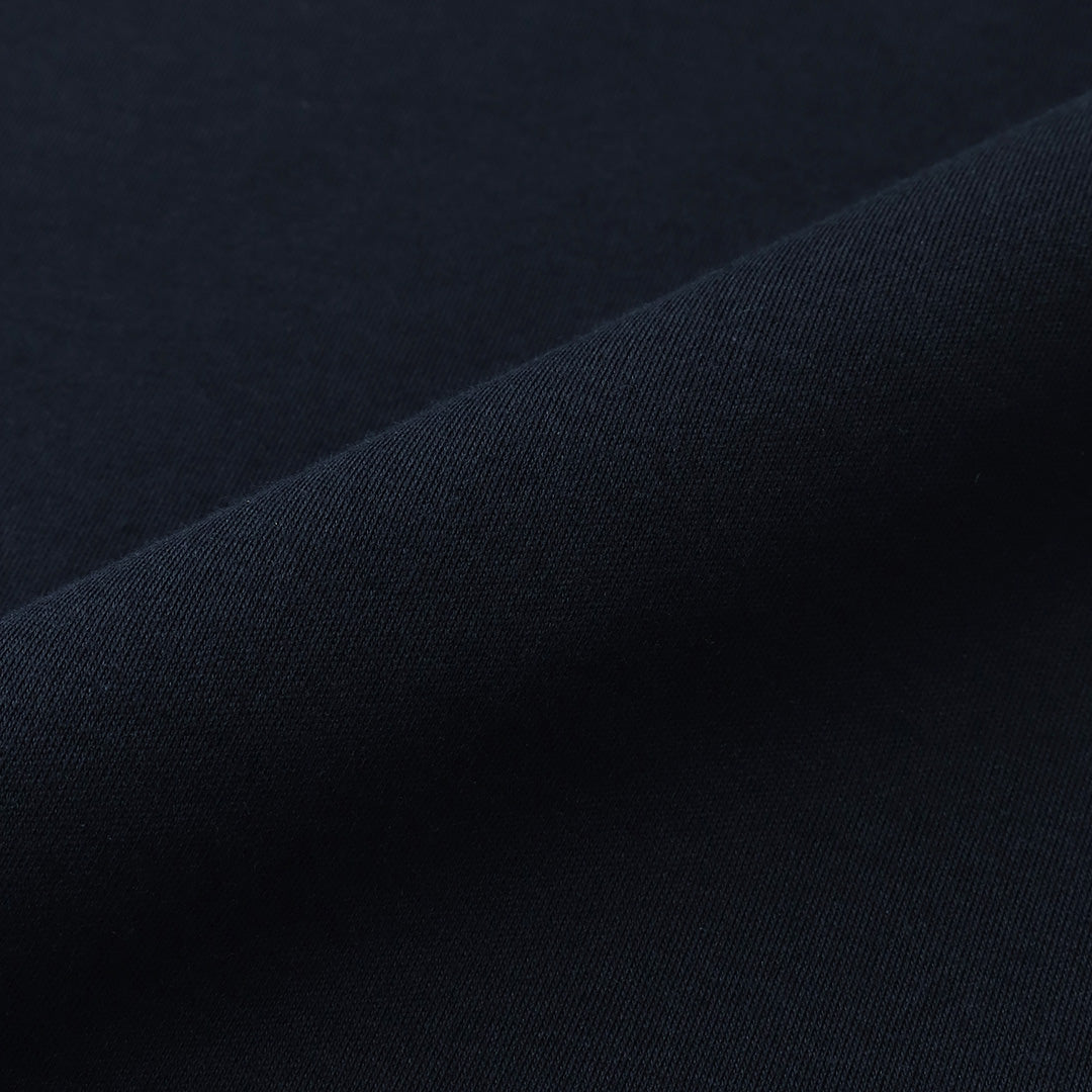 【Renewal】Tailored Key neck T-shirt Color: Navy