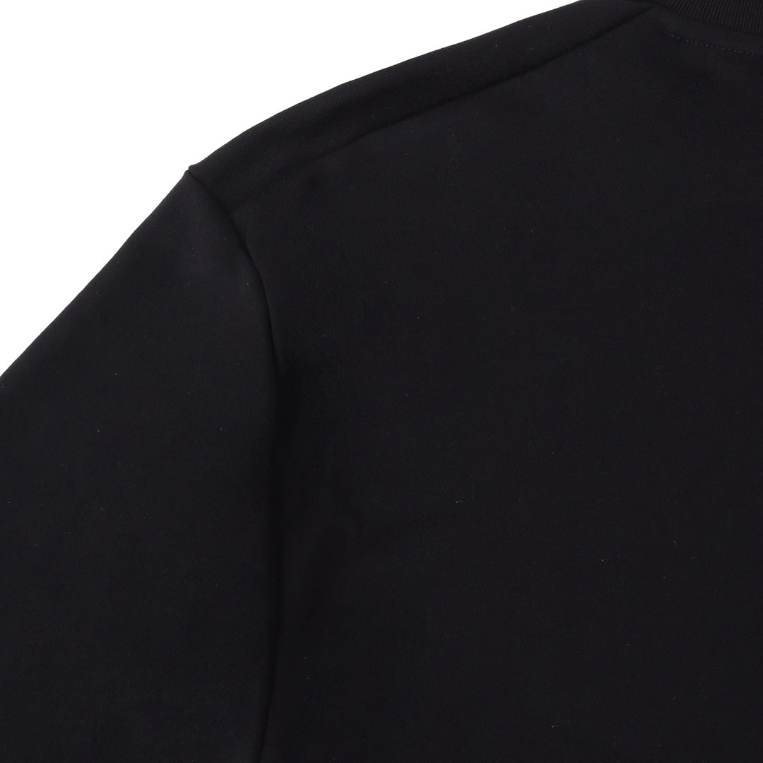 【Renewal】 Tailored Mock Neck Long Sleeve T-shirt Color: Black