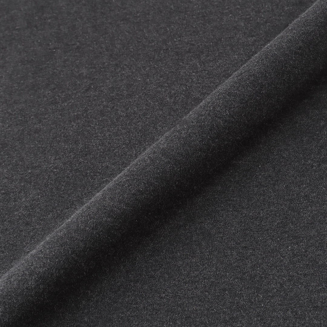 【Renewal】 Tailored Mock Neck Long Sleeve T-shirt Color: Charcoal