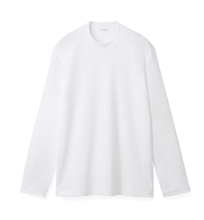 スビンプラチナムテーラードモックネックロングスリーブTシャツの商品画像