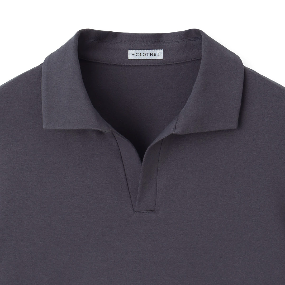 Tailored Skipper Shirt Color: Asphalt