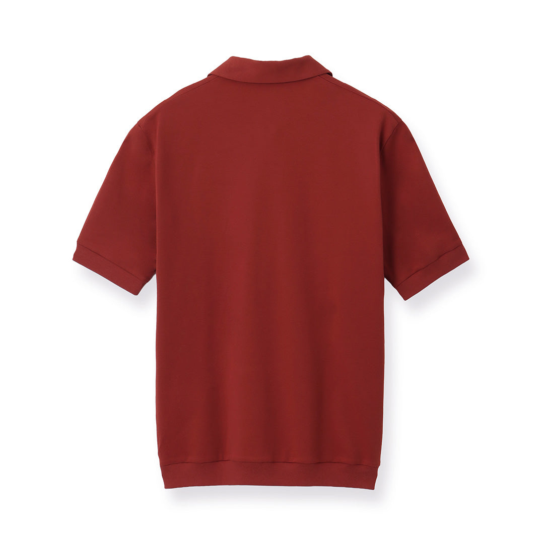 Tailored Skipper Shirt Color: Crimson