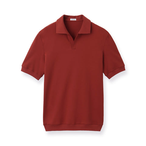 Tailored Skipper Shirt Color: Crimson