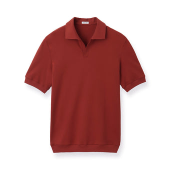 Tailored Skipper Shirt Color: Crimson