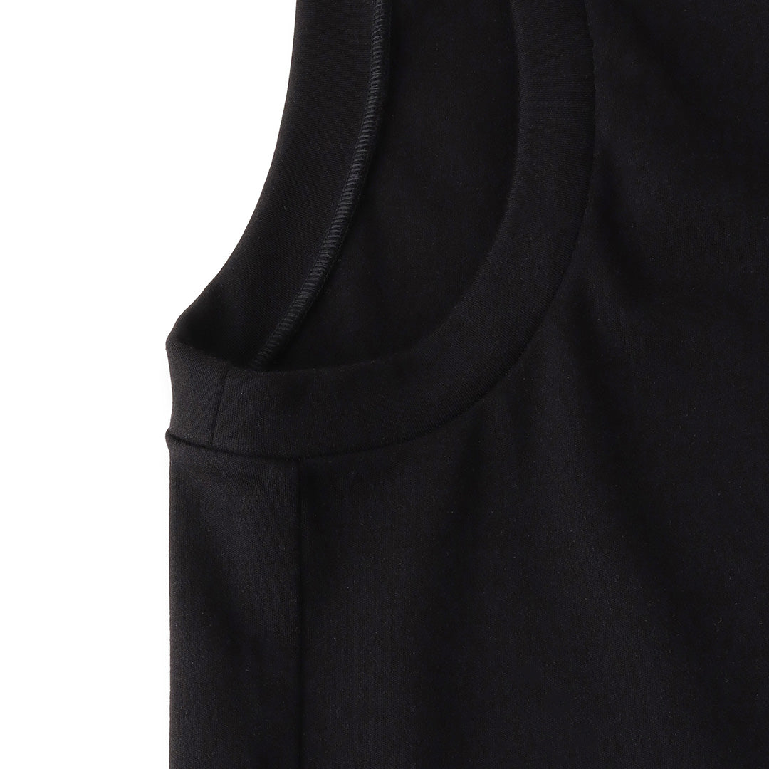 Tailored Sleeveless T-shirt: Black