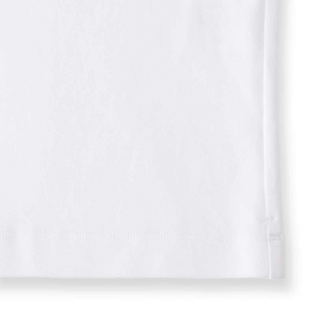 Tailored Sleeveless T-shirt: White