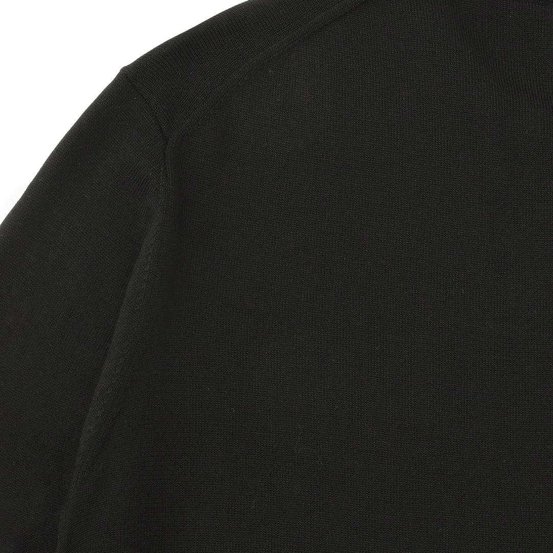 TECHWOOL🄬 Crew Neck Knit Color: Black