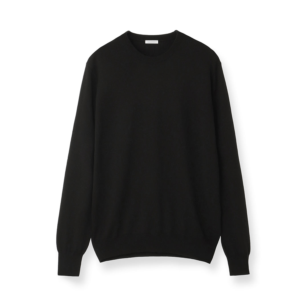 TECHWOOL🄬 Crew Neck Knit Color: Black