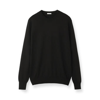 TECHWOOL🄬 Crew Neck Knit Color: Black